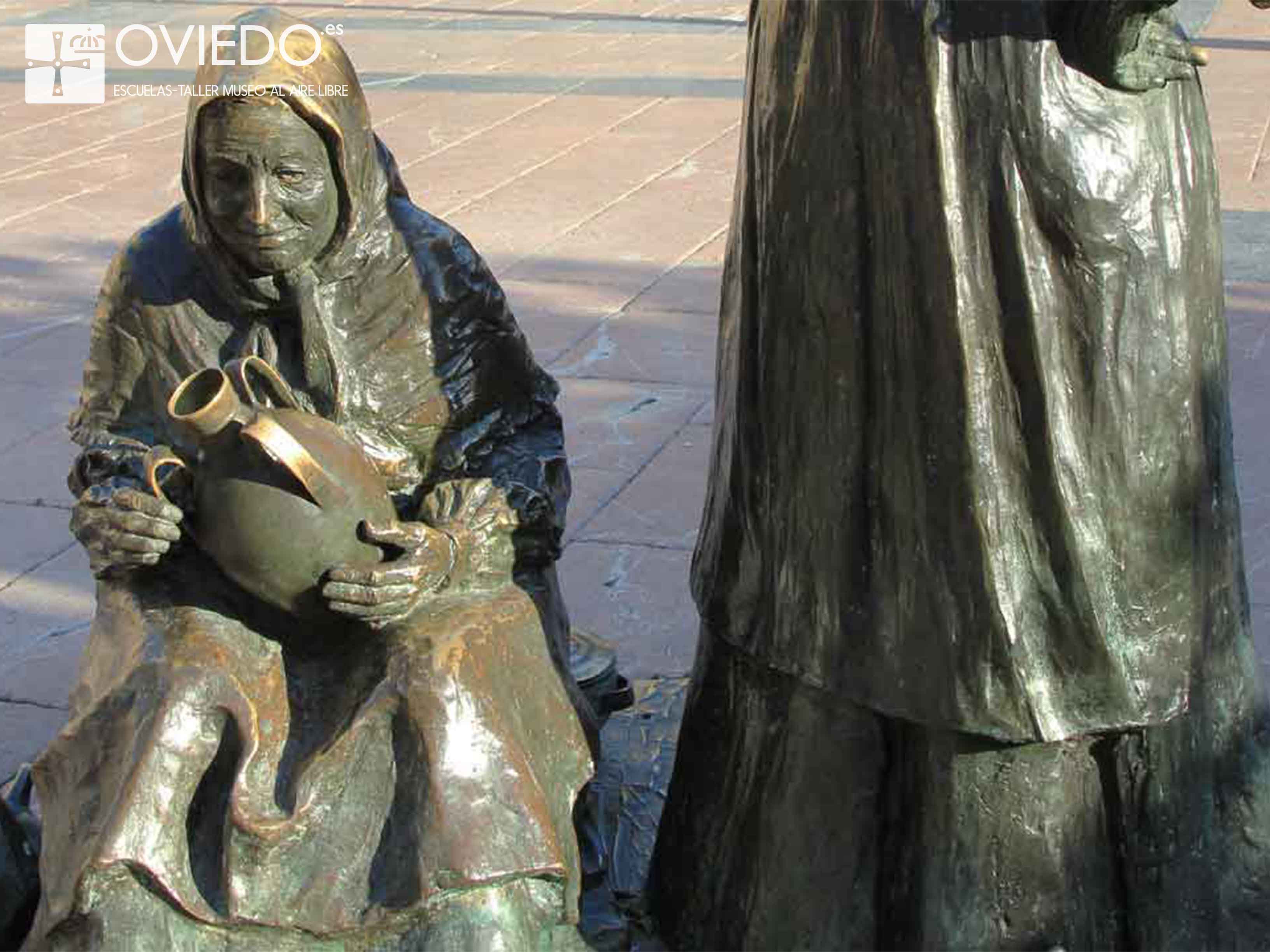 Escultura Vendedoras del Fontán